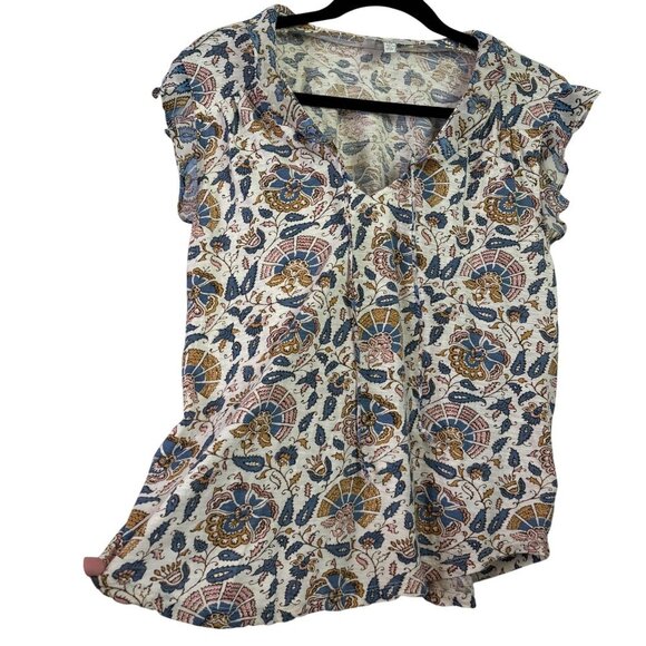 Lucky Brand Floral Print Women's Top - Picture 1 of 12